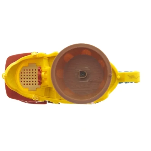 Farverigt plastik piratskib (str. 25 x 30 x 12 cm)