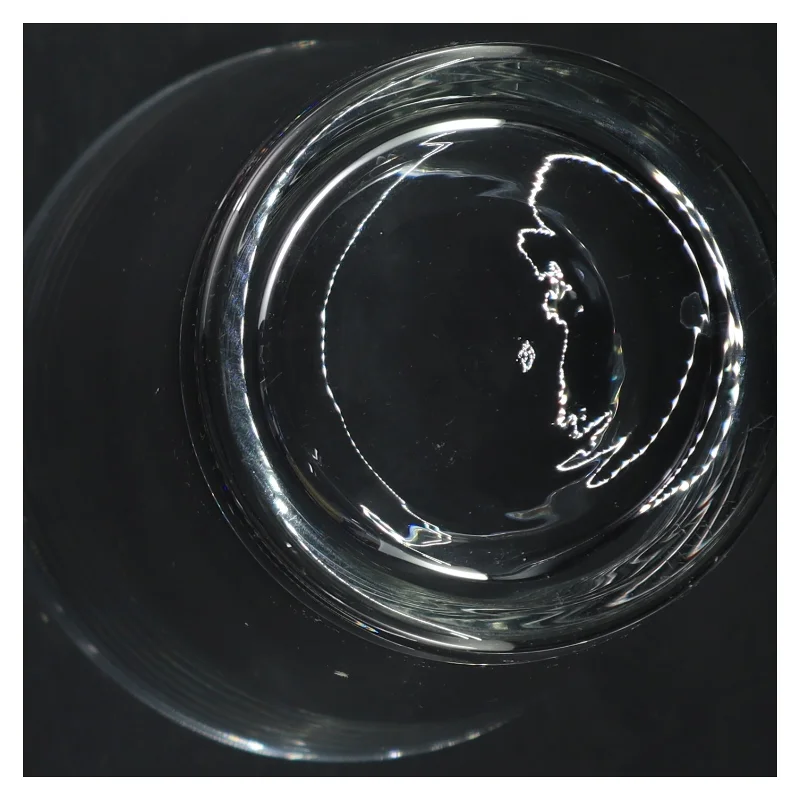 Glasvase (str. H. 25 cm. ø. 15 cm)