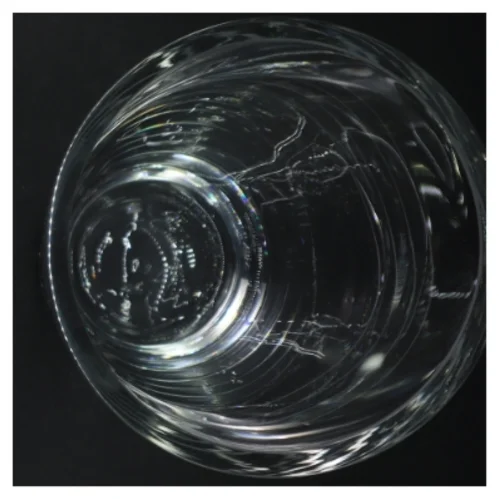 Glasvase (str. H. 25 cm. ø. 15 cm)