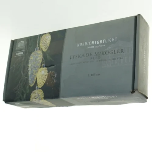 LED lyskæde med kogler fra Det Gamle Apotek (str. 105 cm)