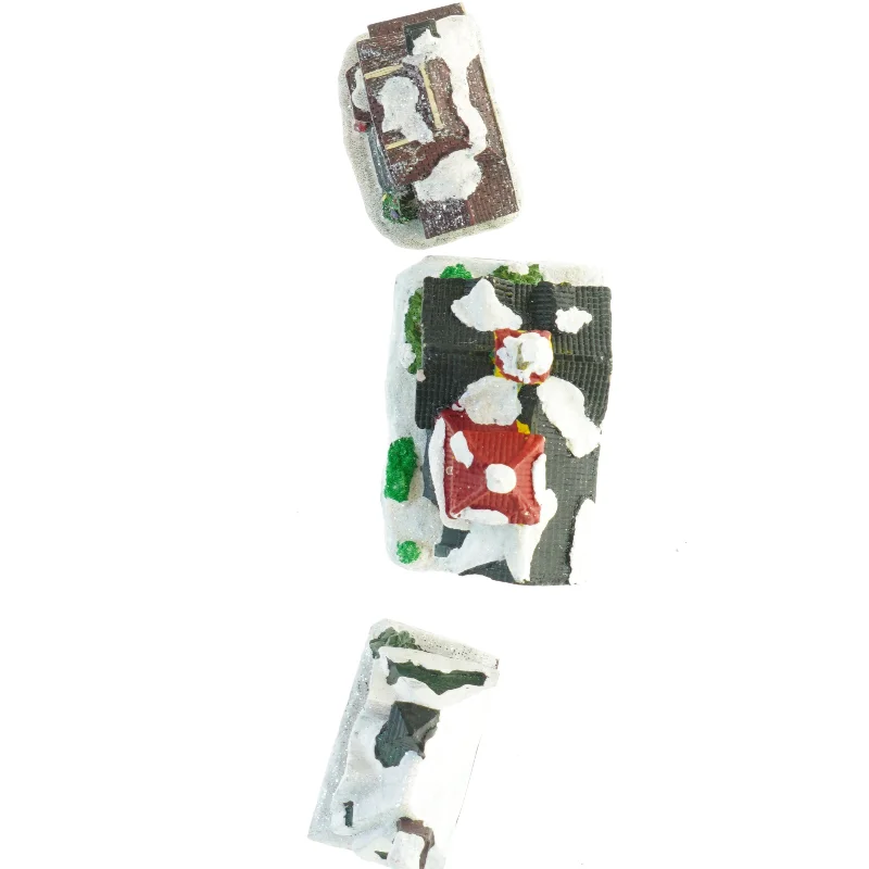 Julelandsby led lys huse fra Zebra As (str. 12x8,5x12,5 cm)