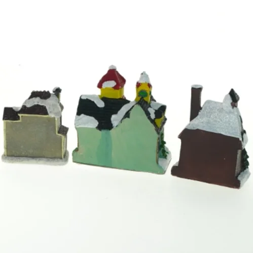 Julelandsby led lys huse fra Zebra As (str. 12x8,5x12,5 cm)