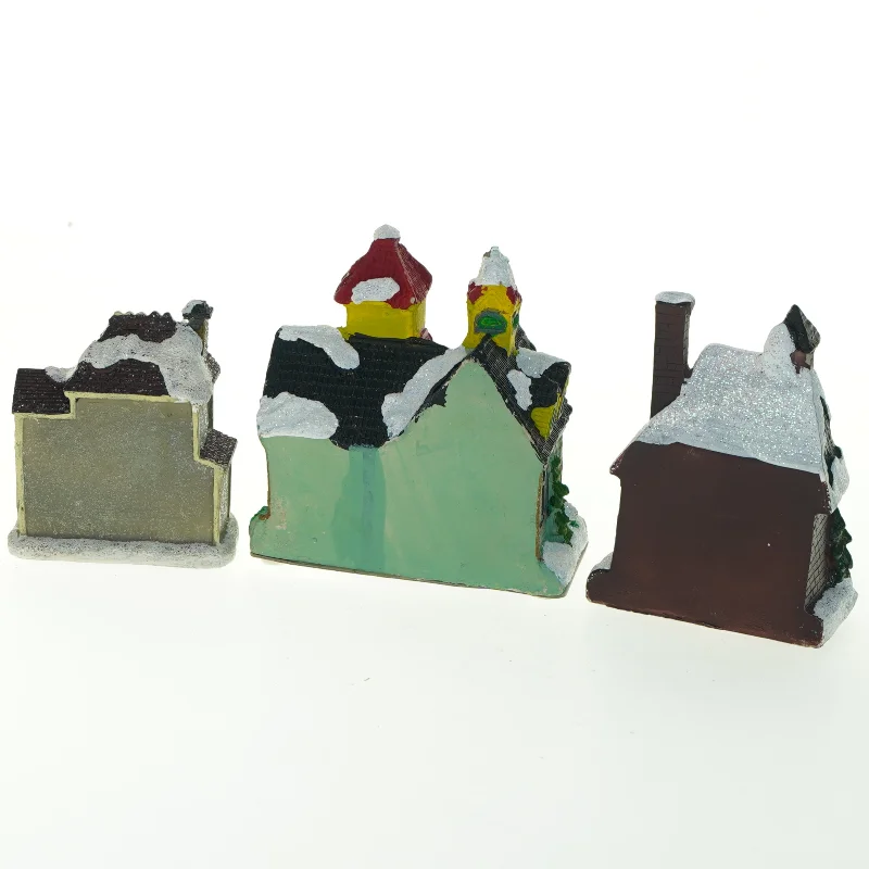 Julelandsby led lys huse fra Zebra As (str. 12x8,5x12,5 cm)