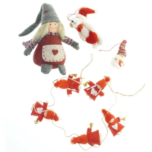 Håndlavet julepynt (str. 17x9 cm)