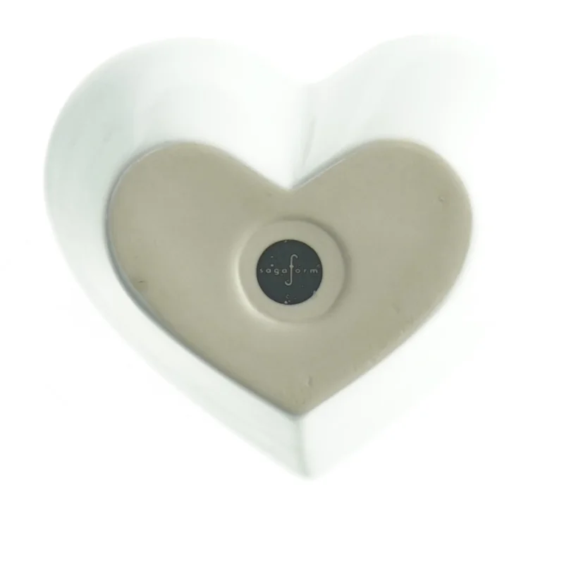 Hjerteformet dual-farvet skål fra Sagaform (str. 13 x. 11 cm)