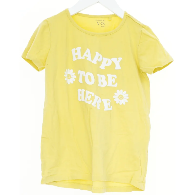 Børne t-shirt str. 122 med tryk fra VRS 
