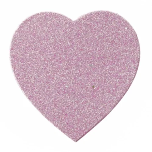 Glitrende hjerteformet gaveæske fra Flying Tiger (str. 18 cm)