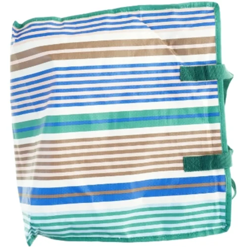 Strandtaske med striber (str. 34 x 23 x 38 cm)