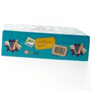 Ludo brætspil i kuffert fra Djeco (str. 6x20x14 cm)