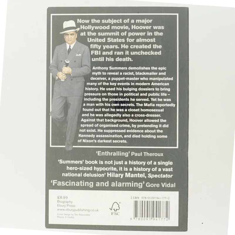 Official & confidential : the secret life of J. Edgar Hoover af Anthony Summers (Bog)