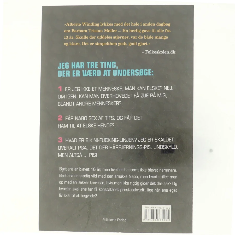 Barbara Tristan Møllers svære begyndelser af Alberte Winding (Bog)