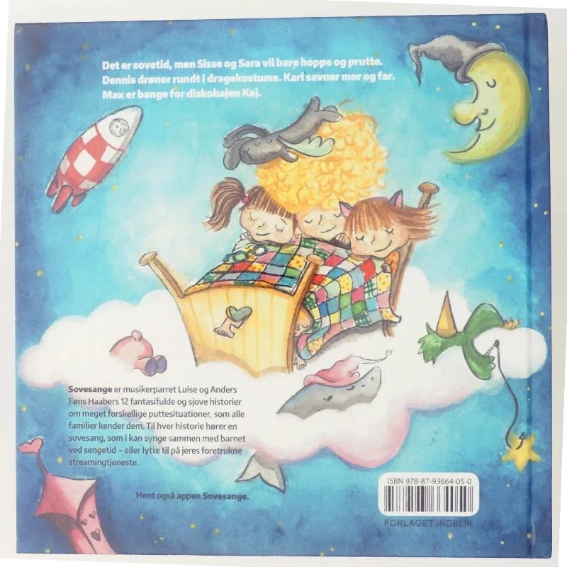 Sovesange : sange og historier der får dit barn til drømmeland af Luise Føns Haaber (Bog)