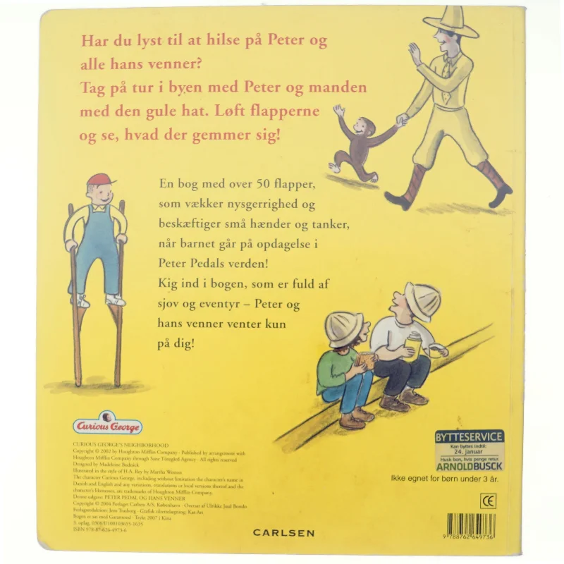 Peter Pedal og hans venner af Margret Rey, Hans Augusto Rey (Bog)