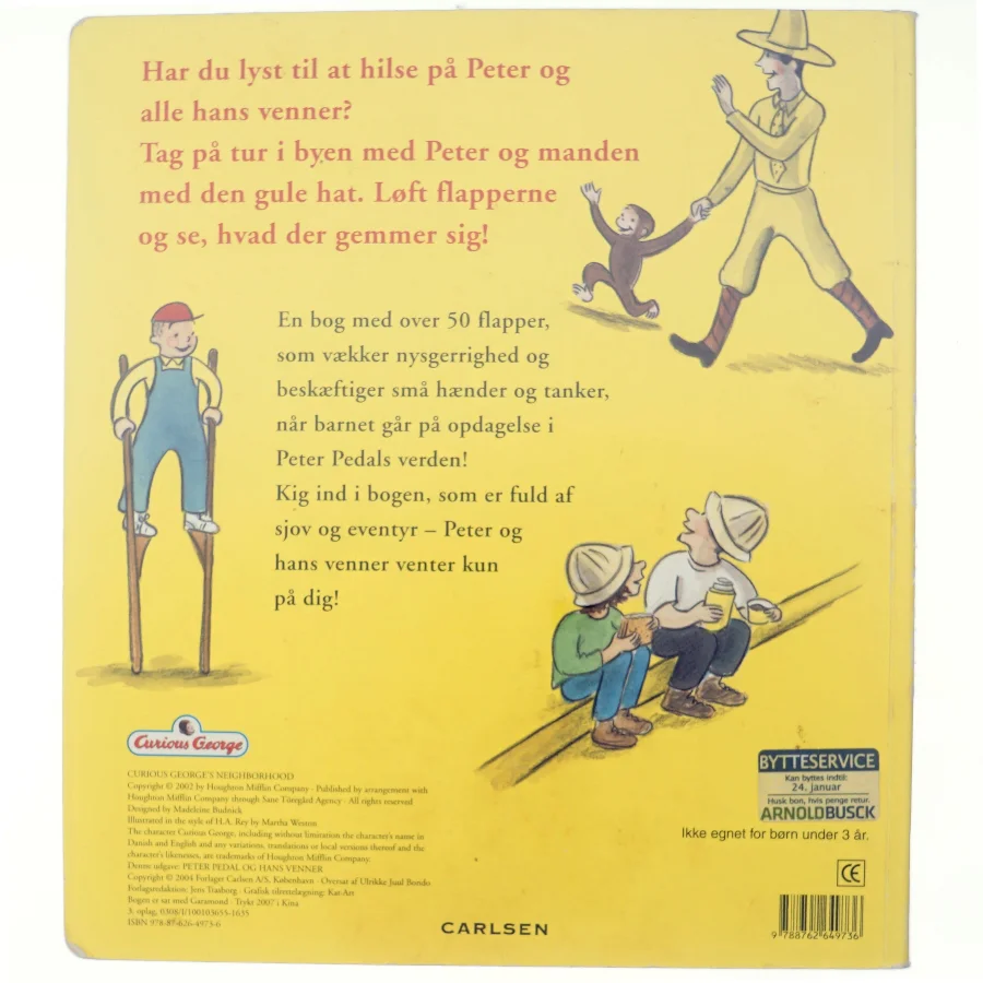 Peter Pedal og hans venner af Margret Rey, Hans Augusto Rey (Bog)