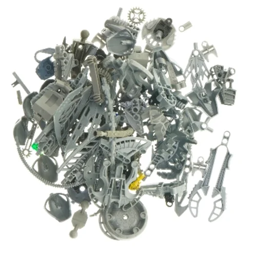 Samling af LEGO Technic dele fra Hviske LEGO