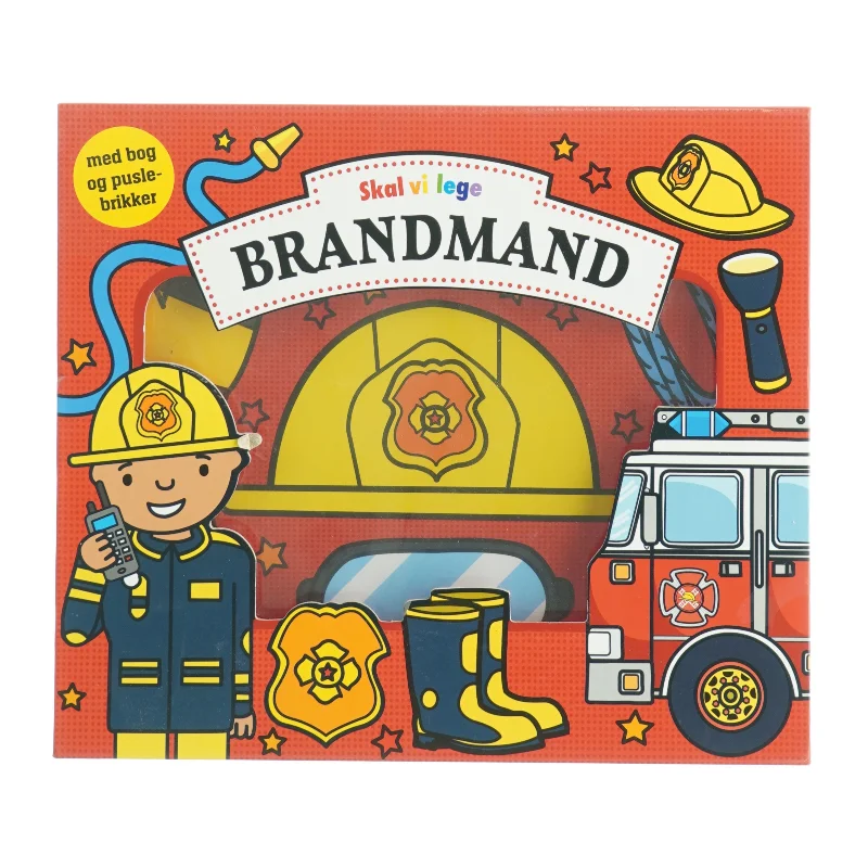 Brandmand bog og børneunderholdning (str. 24,5 x. 28 cm)