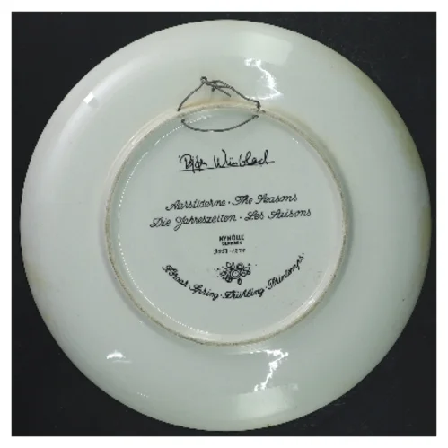  Bjørn Wiinblad platte  (str. Ø 22 cm)