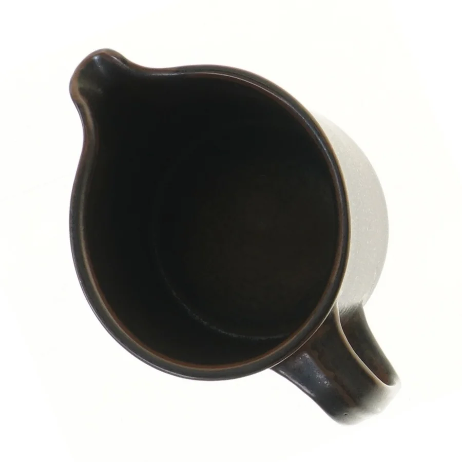 Keramikkande med hank og tud (str. 13,5 cm)