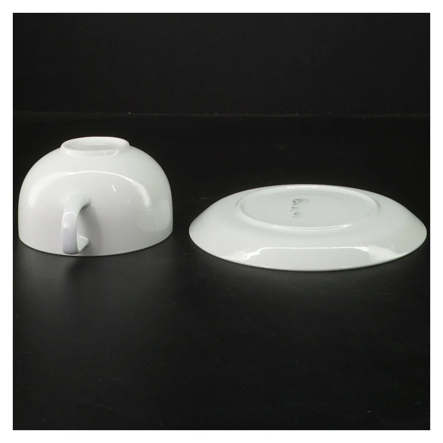 3 par thekopper “ blå kant “ royal copenhagen 