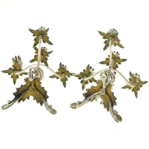 Vintage lysestager (str. 30 cm)