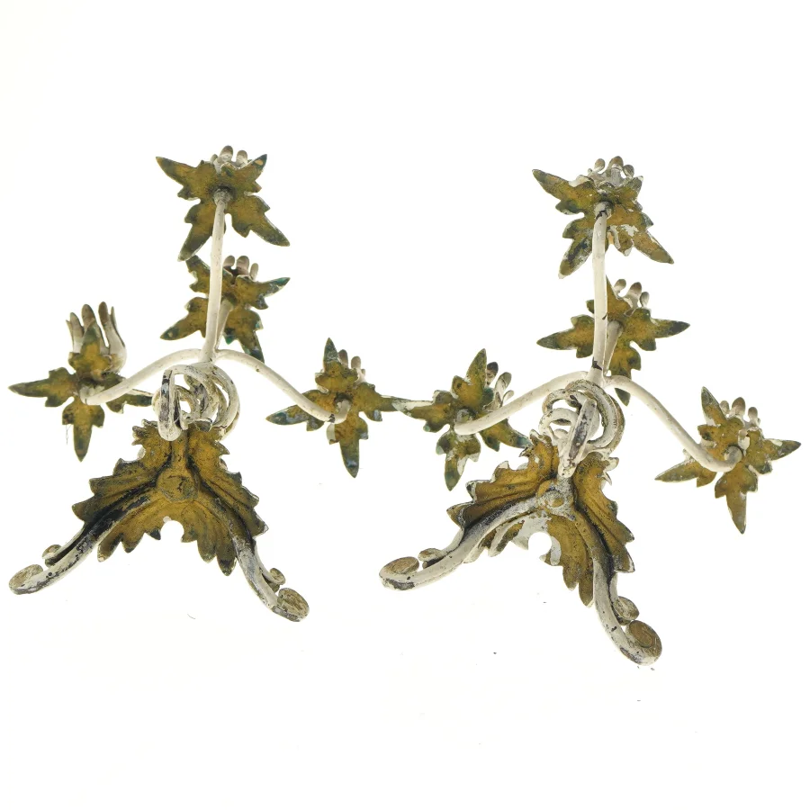 Vintage lysestager (str. 30 cm)