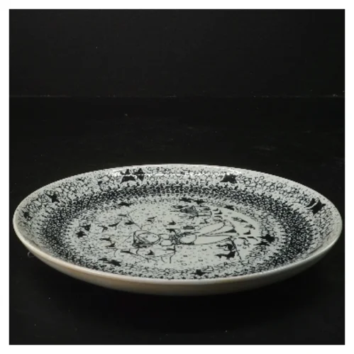 Bjørn Wiinblad tallerken / platte  vintermotiv fra Nymolle (str. Ø 22 cm)