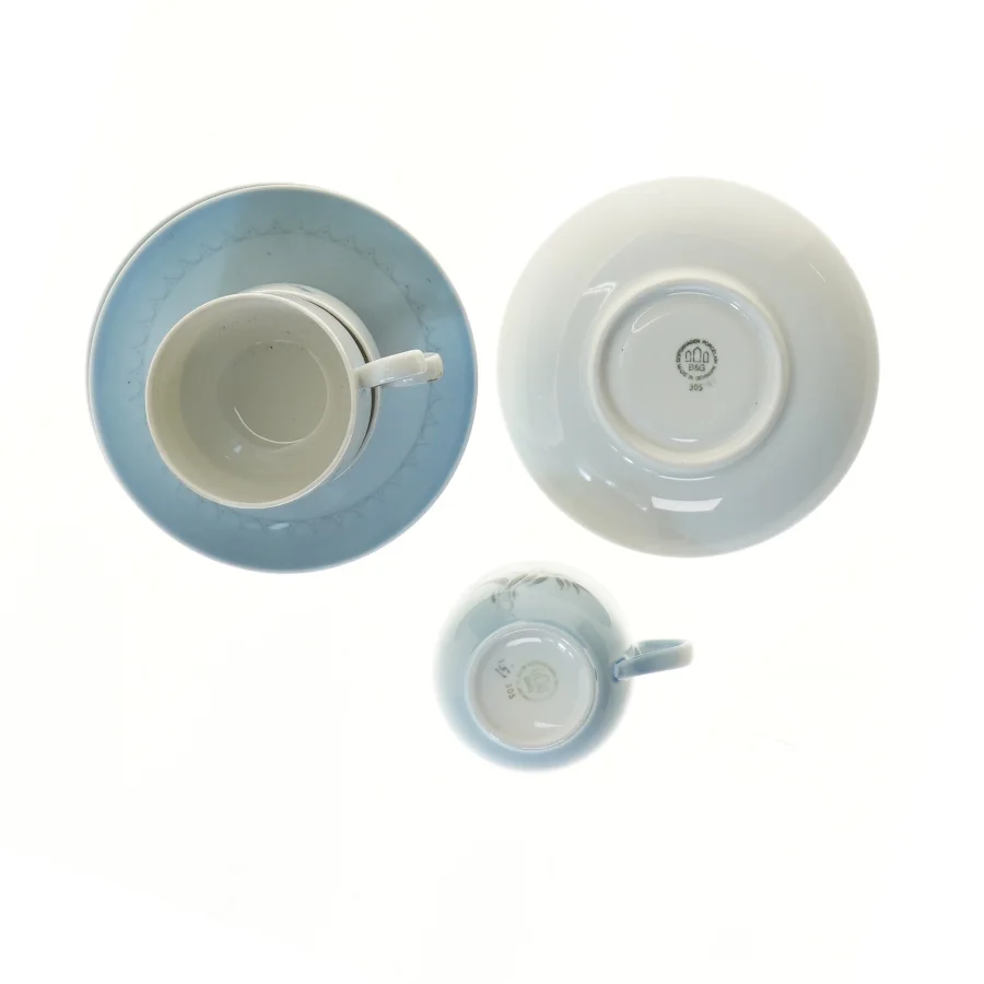 Demeter , 3 par kaffekopper fra B&G (str. Ø 7 & 14 cm)