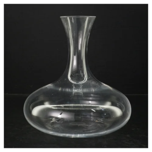 Gennemsigtig glaskaraffel (str. 22 cm)