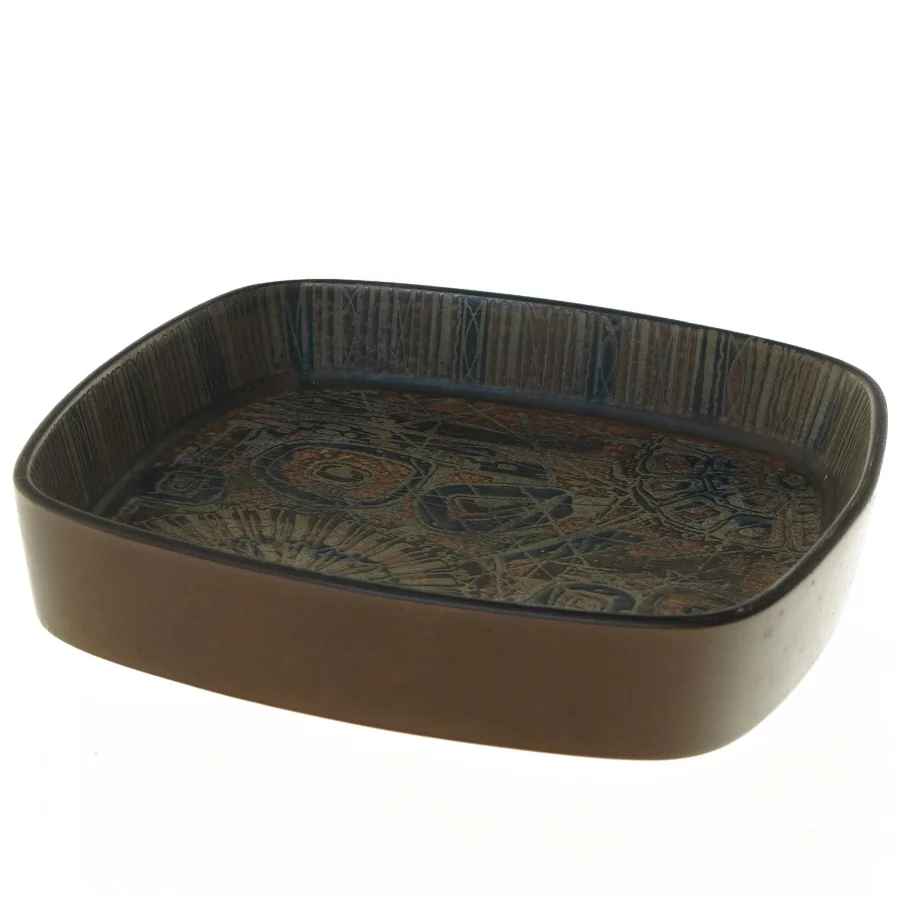 Dekorativ keramikfad fra Royal Copenhagen (str. Ø 22,5 cm)