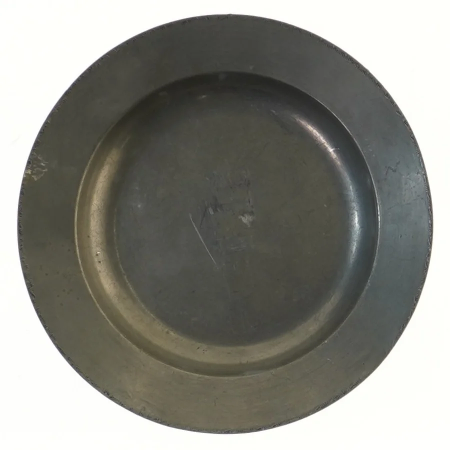 Rustik metal tallerken (str. Ø 17 cm)