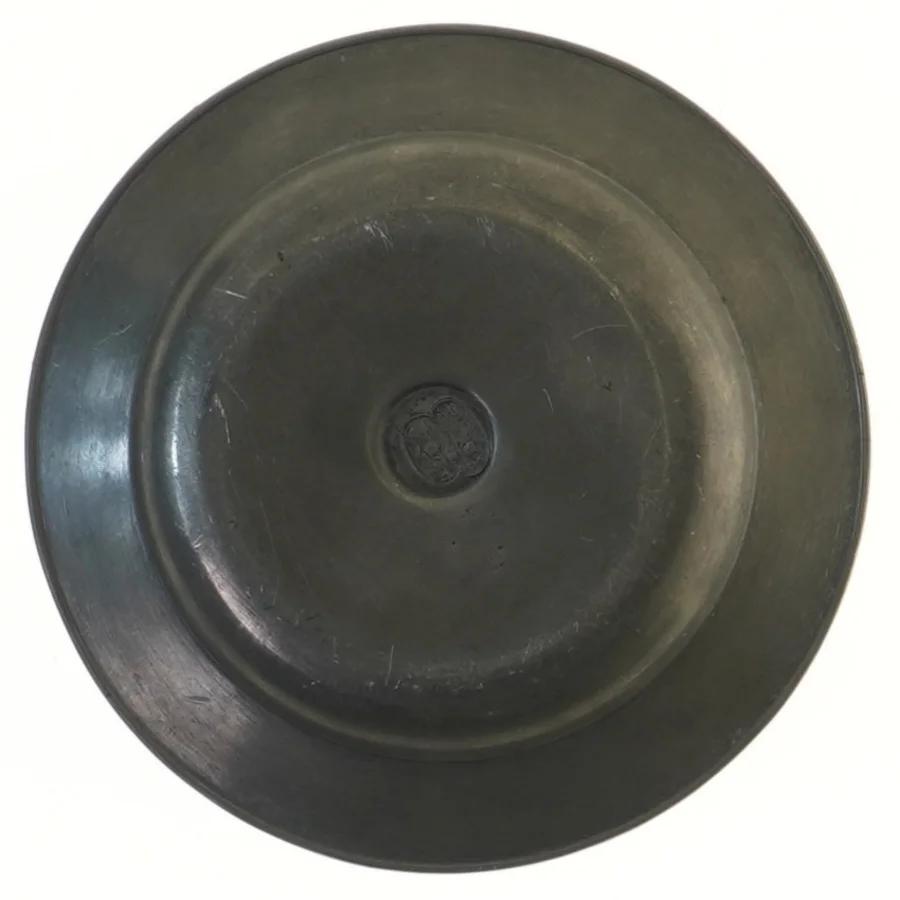 Rustik metal tallerken (str. Ø 17 cm)