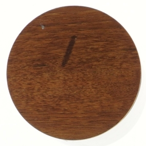 Keramikkrukke med låg til kakao fra Knabstrup (str. 13 cm)