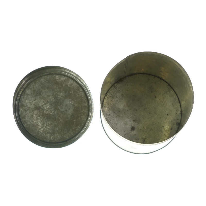 Dåse med print fra Hultmans (str. HØ: 19x16cm)