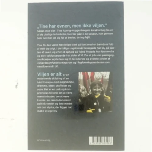 Viljen er alt af Tine Aurvig-Huggenberger (Bog)