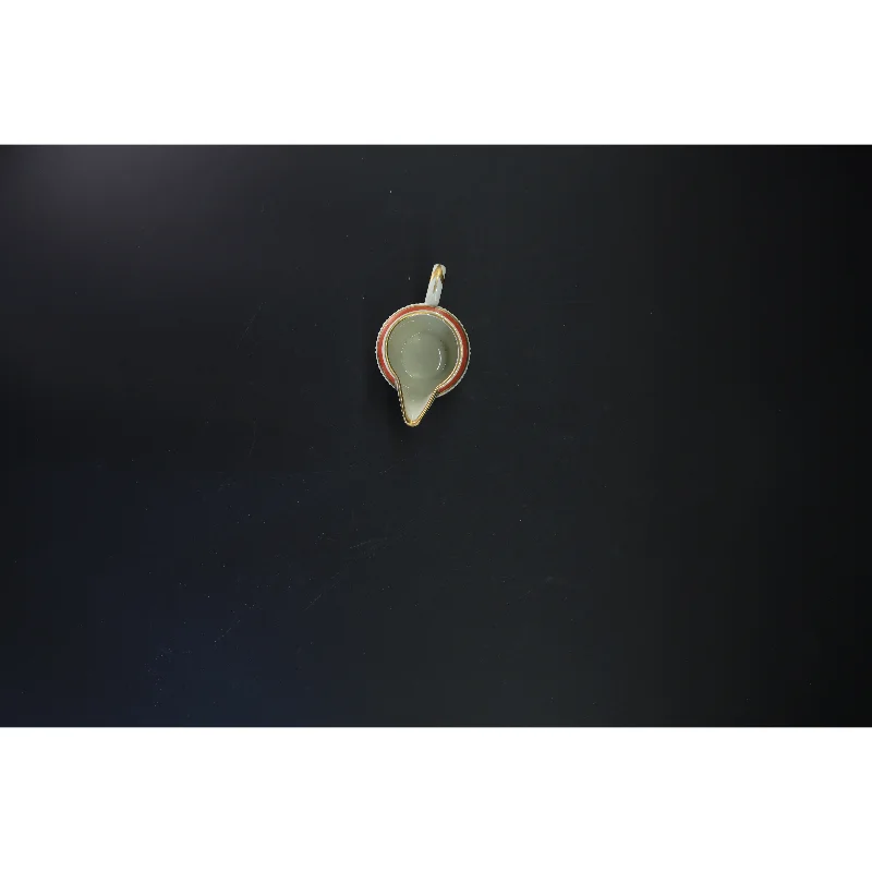 Flødekande med guldkanter (str. 7 cm)