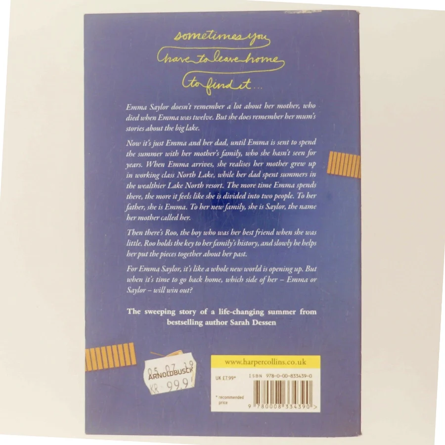 The rest of the story af Sarah Dessen (Bog)