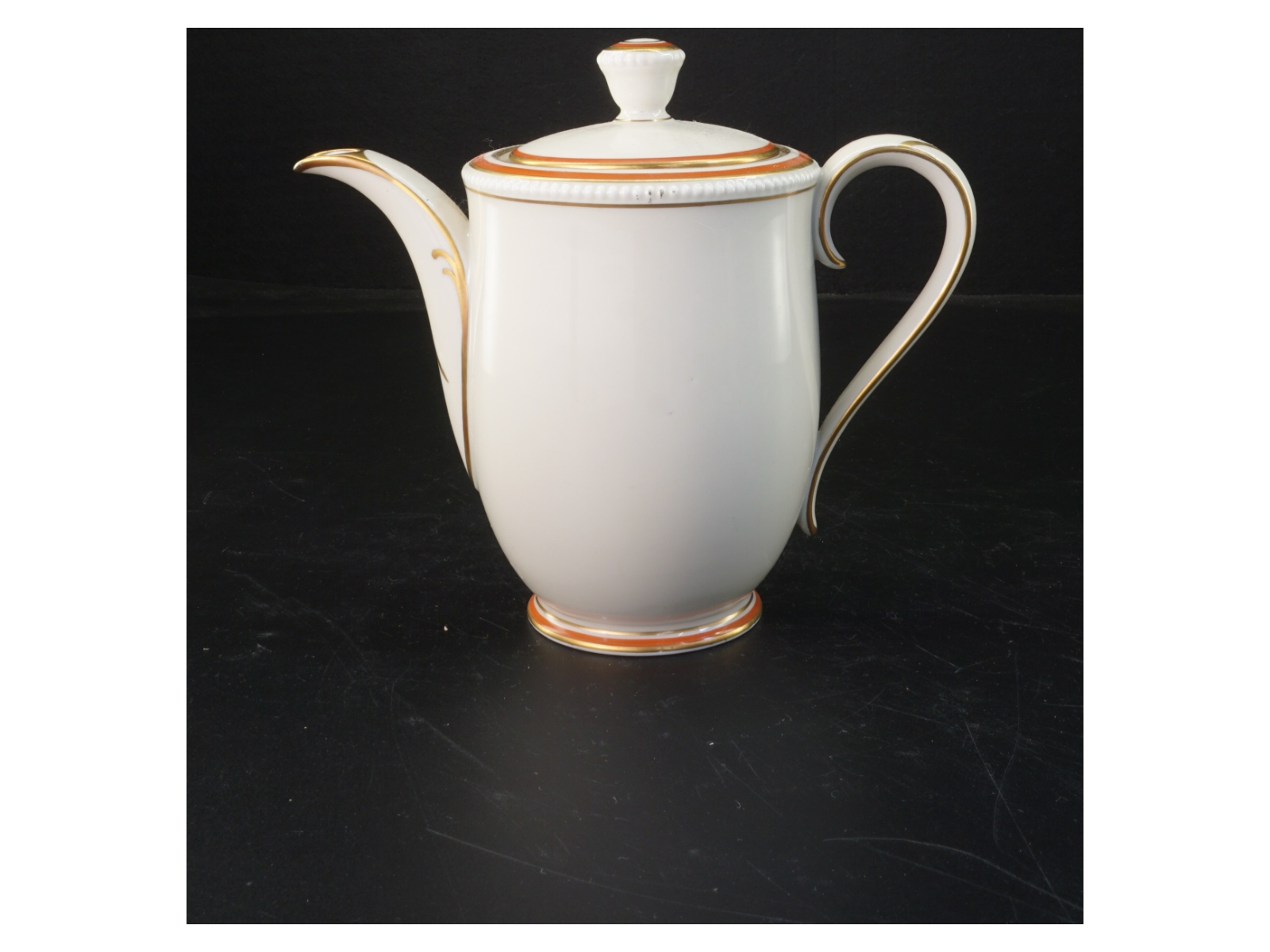 Porcelæns tekande med låg fra Rosenthal (str. 17 cm)