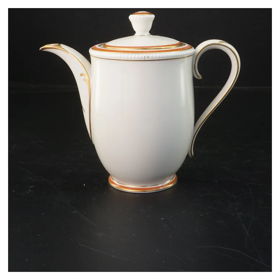 Porcelæns tekande med låg fra Rosenthal (str. 17 cm)