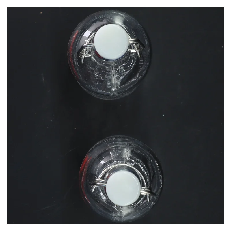 Glasflasker med hjerte fra IKEA (str. 22 cm)