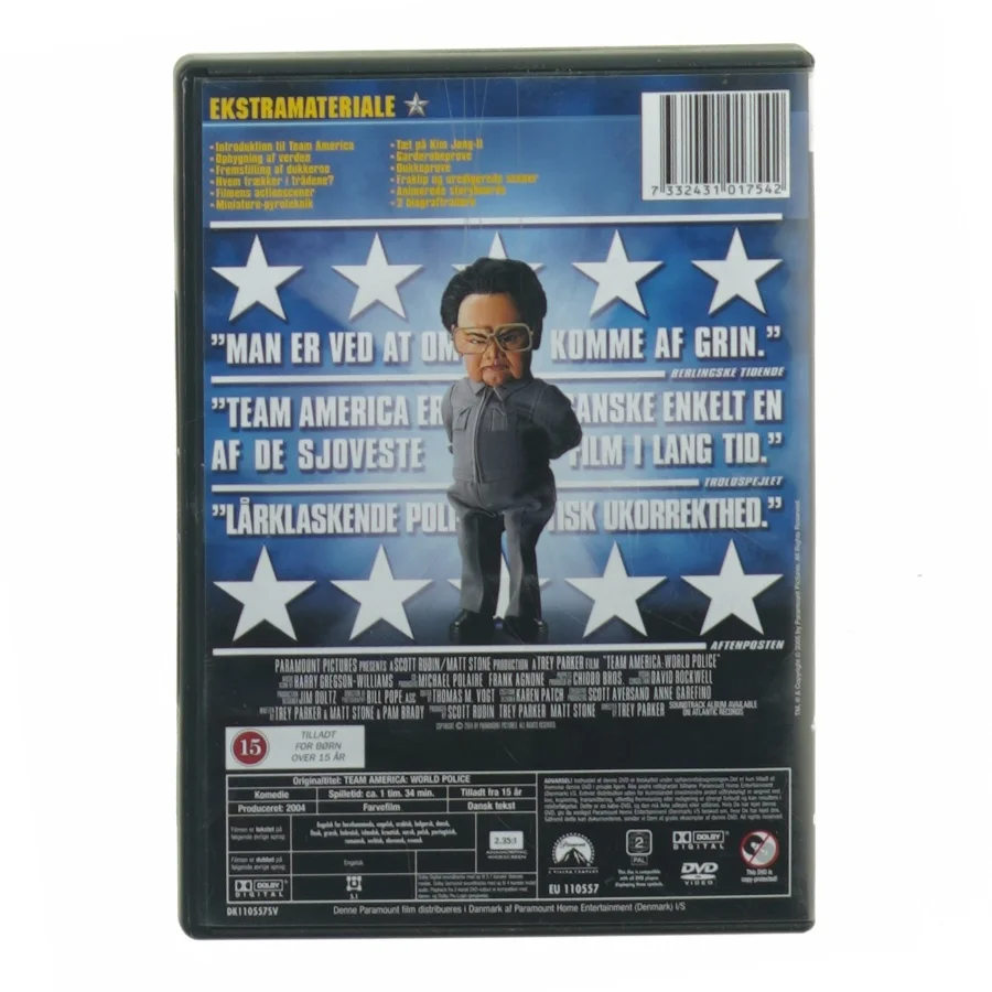 Team America world police DVD (str. 13 x 20 cm)