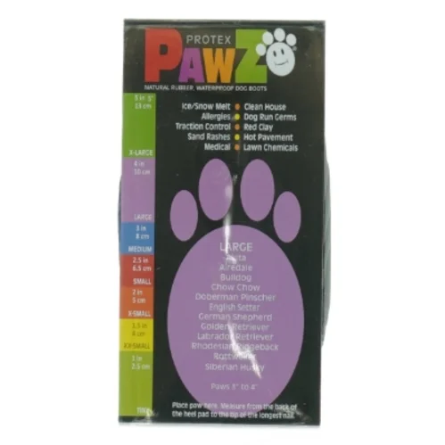 Gummistøvler til hund (str. 19 x 10 cm)