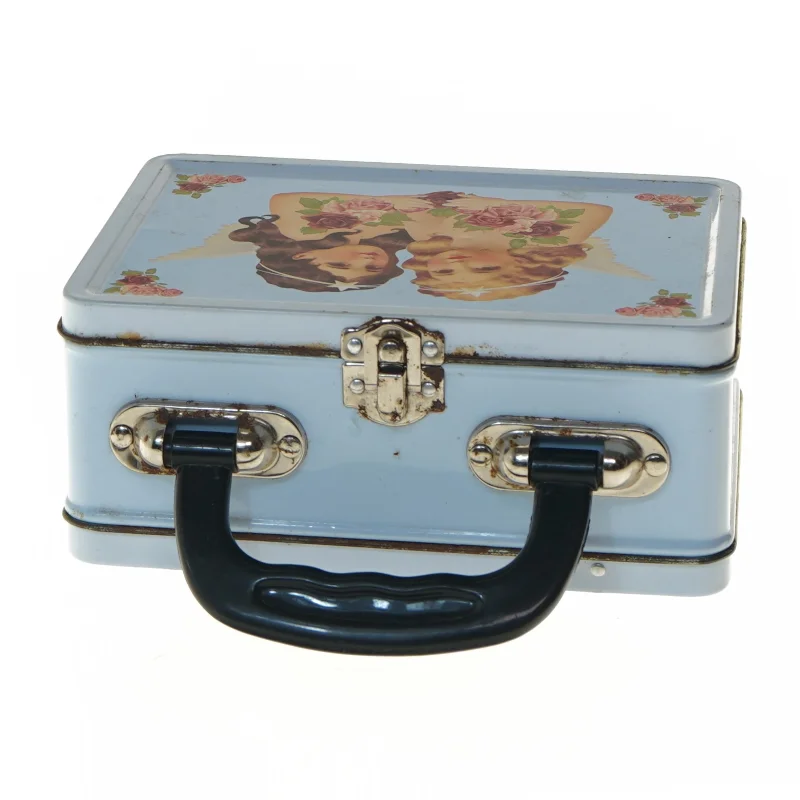 Retro metalkuffert (str. 18x13 cm)