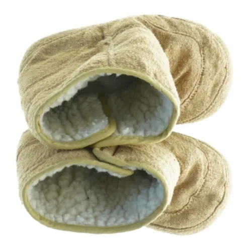 Hjemmesko i syntetisk skind