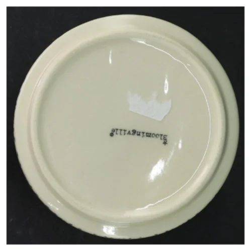 Keramik opbevaringskrukke med låg fra Bloomingville (str. H. 11,5 cm. ø. 12 cm)