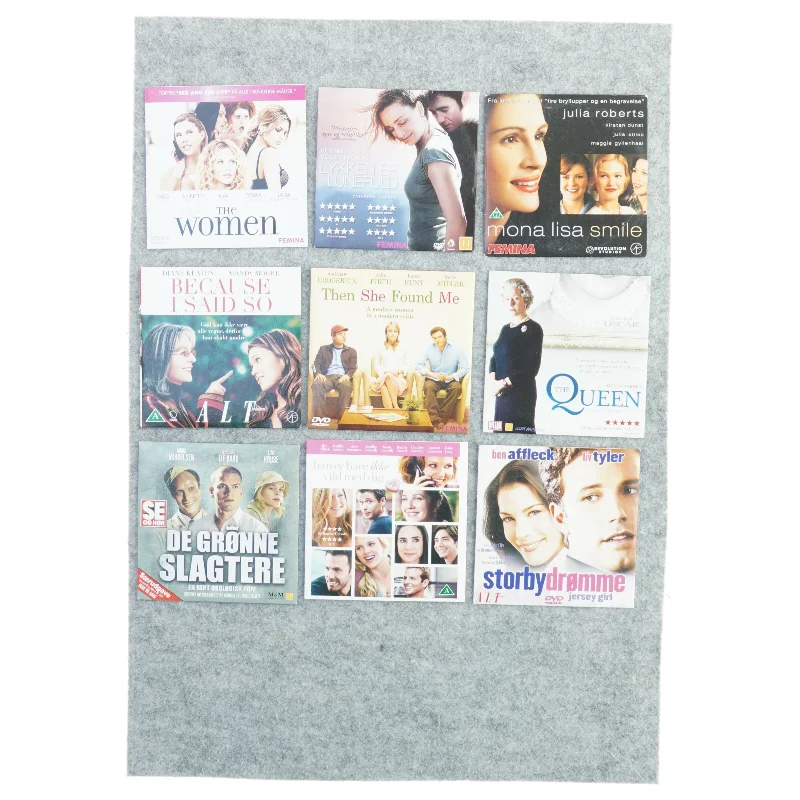 Blandede dvd'er 9 styks 