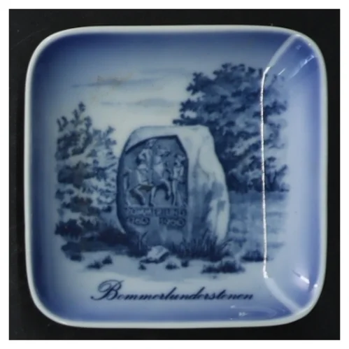 Royal Copenhagen mindeplatter fra Royal Copenhagen (str. 8,5 cm. 4 styk)