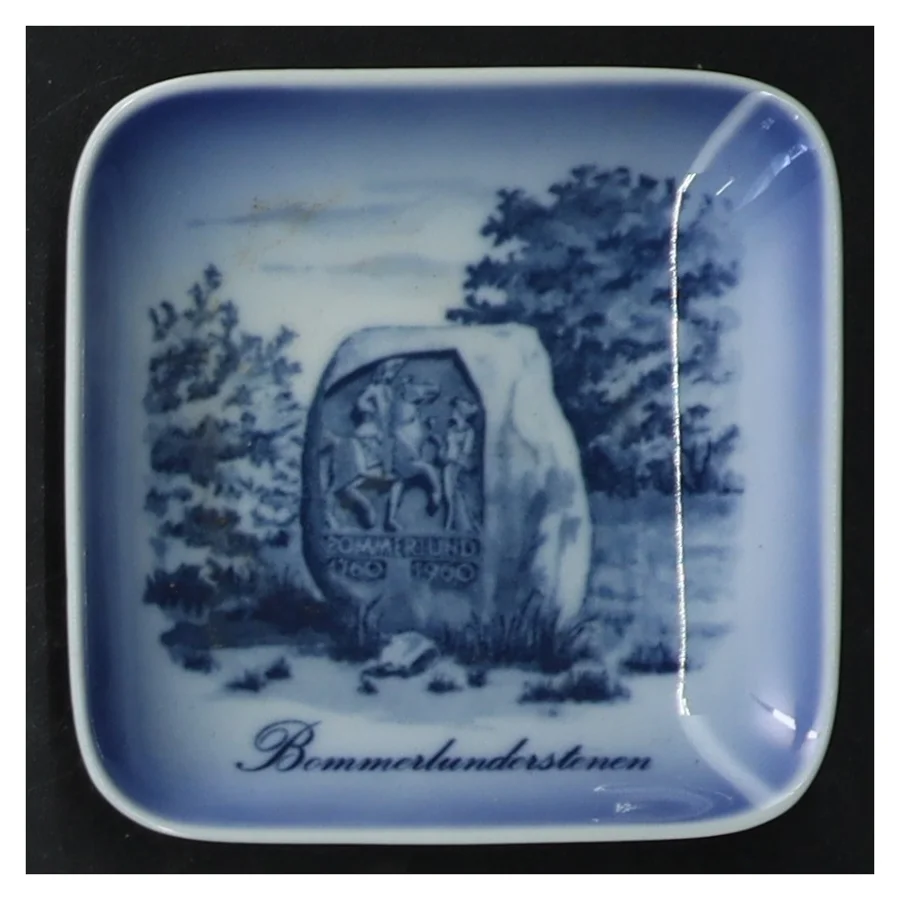 Royal Copenhagen mindeplatter fra Royal Copenhagen (str. 8,5 cm. 4 styk)