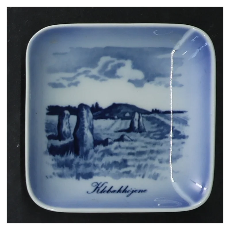 Royal Copenhagen mindeplatter fra Royal Copenhagen (str. 8,5 cm. 4 styk)