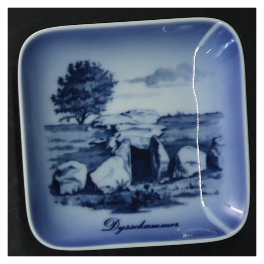 Royal Copenhagen mindeplatter fra Royal Copenhagen (str. 8,5 cm. 4 styk)