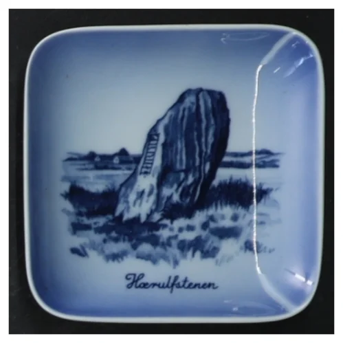 Royal Copenhagen mindeplatter fra Royal Copenhagen (str. 8,5 cm. 4 styk)